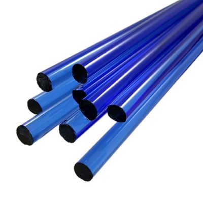 Transparent Light Cobalt Rod