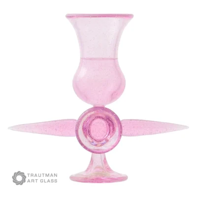 Pink Lollipop Rods (Trautman Art Glass)